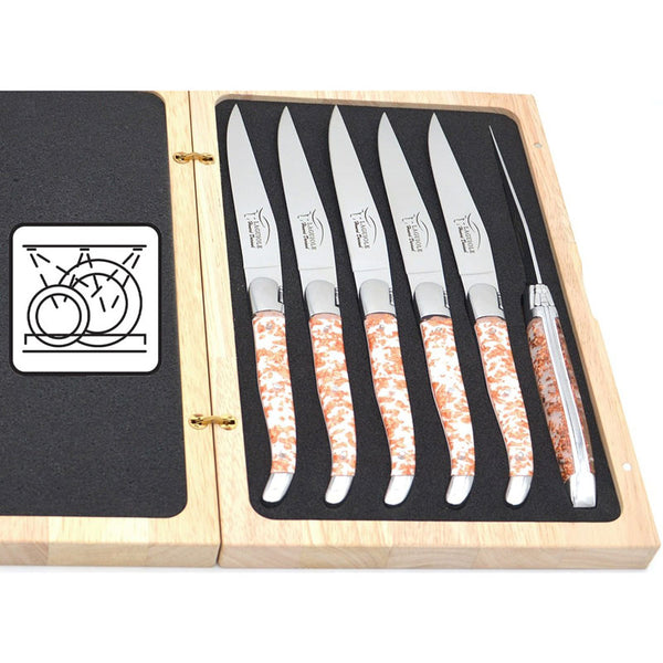 Laguiole Steak Knives, Copper Foil - Zouf.biz