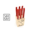 Laguiole Steak Knives, Red Acrylic POM