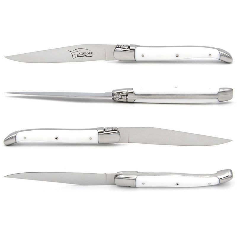 Laguiole Steak Knives, Mix Corian