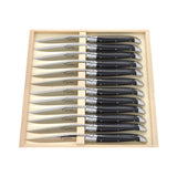Laguiole Steak Knives, Black Corian