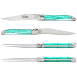 Laguiole Steak Knives, Mix Pearly Acrylic
