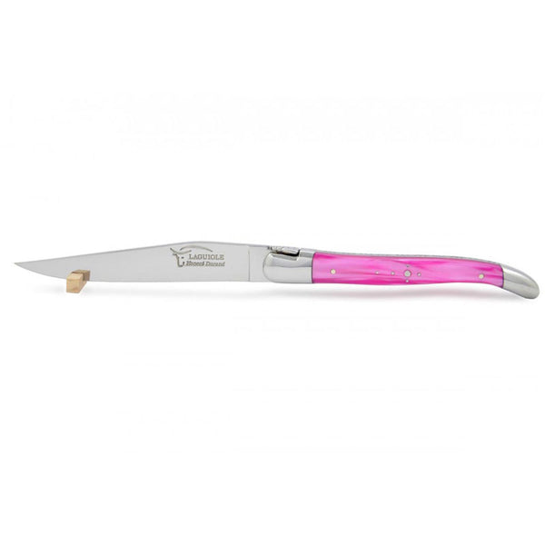 Laguiole Steak Knives, Pink Acrylic - Zouf.biz