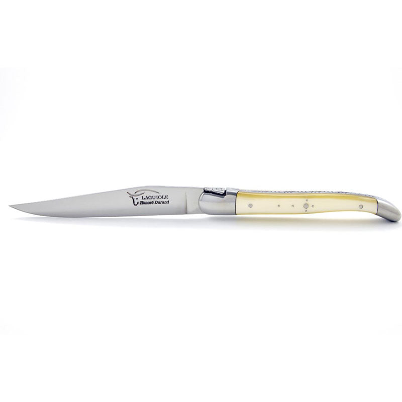 Laguiole Steak Knives, Sand Acrylic