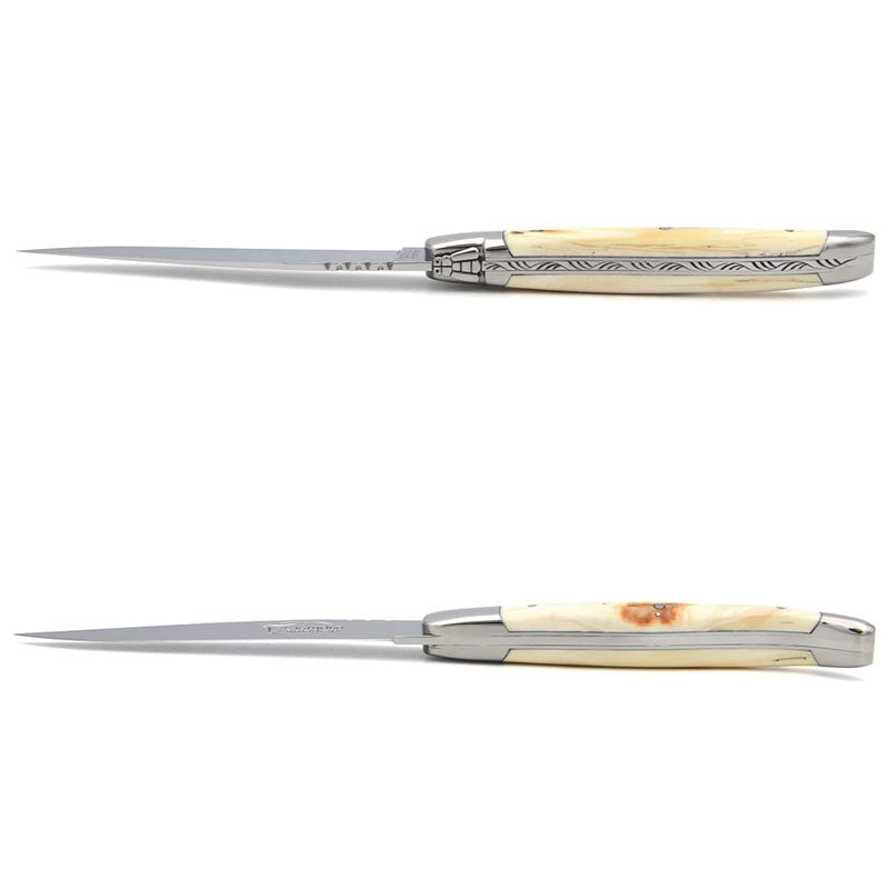 Laguiole Steak Knives Warthog Tooth, Prestige Collection