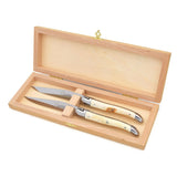 Laguiole Steak Knives Warthog Tooth, Prestige Collection