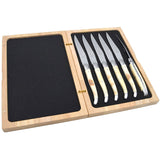 Laguiole Steak Knives Warthog Tooth, Prestige Collection