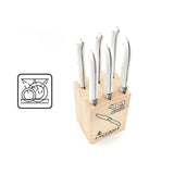 Laguiole Steak Knives, White Acrylic POM