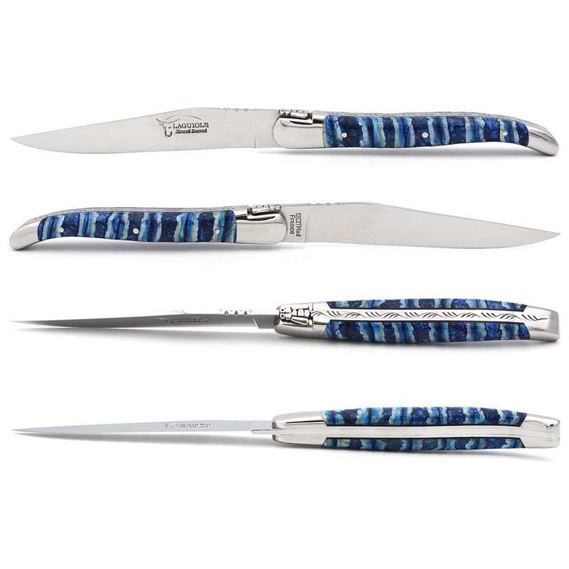 Laguiole Steak Knives Mammoth Molar, Prestige Collection