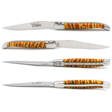 Laguiole Steak Knives Mammoth Molar, Prestige Collection