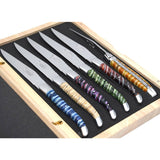 Laguiole Steak Knives Mammoth Molar, Prestige Collection