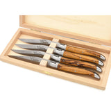 Laguiole Steak Knives Marblewood, Prestige Collection