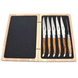 Laguiole Steak Knives Marblewood, Prestige Collection