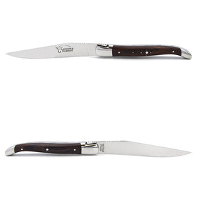 Laguiole Steak Knives Purplewood, Prestige Collection