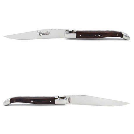 Laguiole Steak Knives Purplewood, Prestige Collection