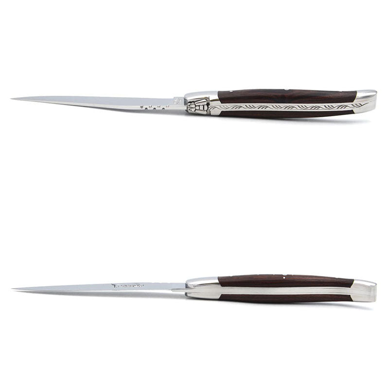 Laguiole Steak Knives Purplewood, Prestige Collection