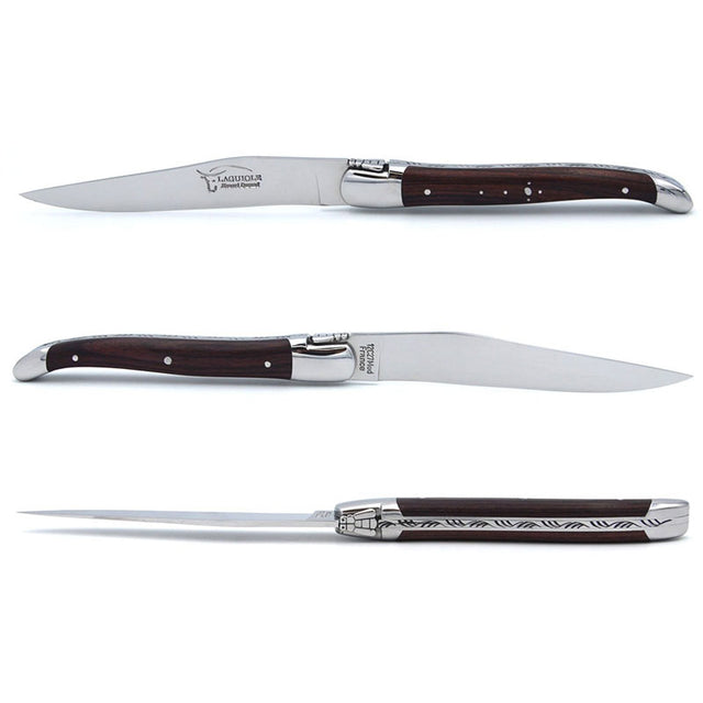 Laguiole Steak Knives, Purplewood - Zouf.biz