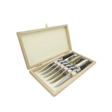 Laguiole Steak Knives Mix Horn and Bone, Prestige Collection - Zouf.biz