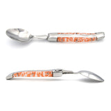 Laguiole Teaspoons, Copper Foil Inclusion