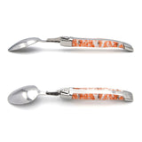 Laguiole Teaspoons, Copper Foil Inclusion