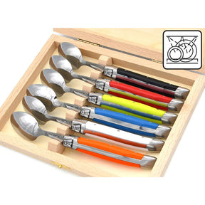 Laguiole Teaspoons, Mix Colours Corian
