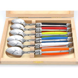 Laguiole Teaspoons, Mix Colours Corian
