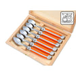 Laguiole Teaspoons, Orange Corian