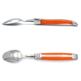 Laguiole Teaspoons, Orange Corian