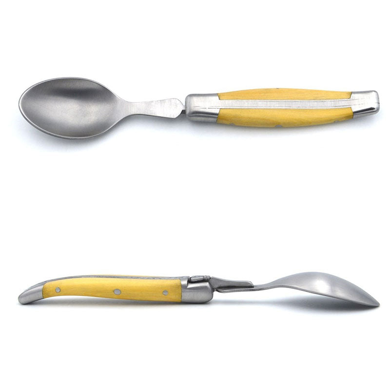 Laguiole Teaspoons Boxwood, Prestige Collection