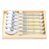 Laguiole Teaspoons, Sand Acrylic