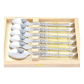 Laguiole Teaspoons, Sand Acrylic