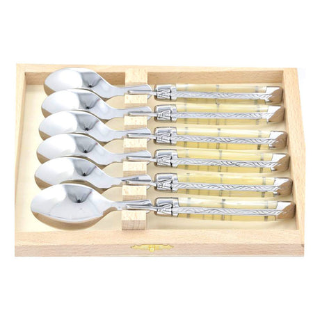 Laguiole Teaspoons, Sand Acrylic
