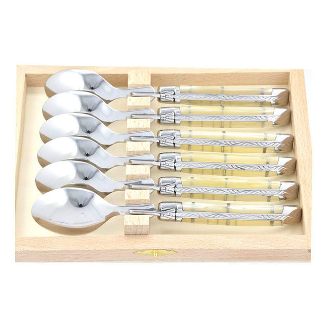 Laguiole Teaspoons, Sand Acrylic