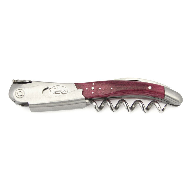 Laguiole Purple-Stained Camel Bone Sommelier Corkscrew, Prestige Collection - Zouf.biz