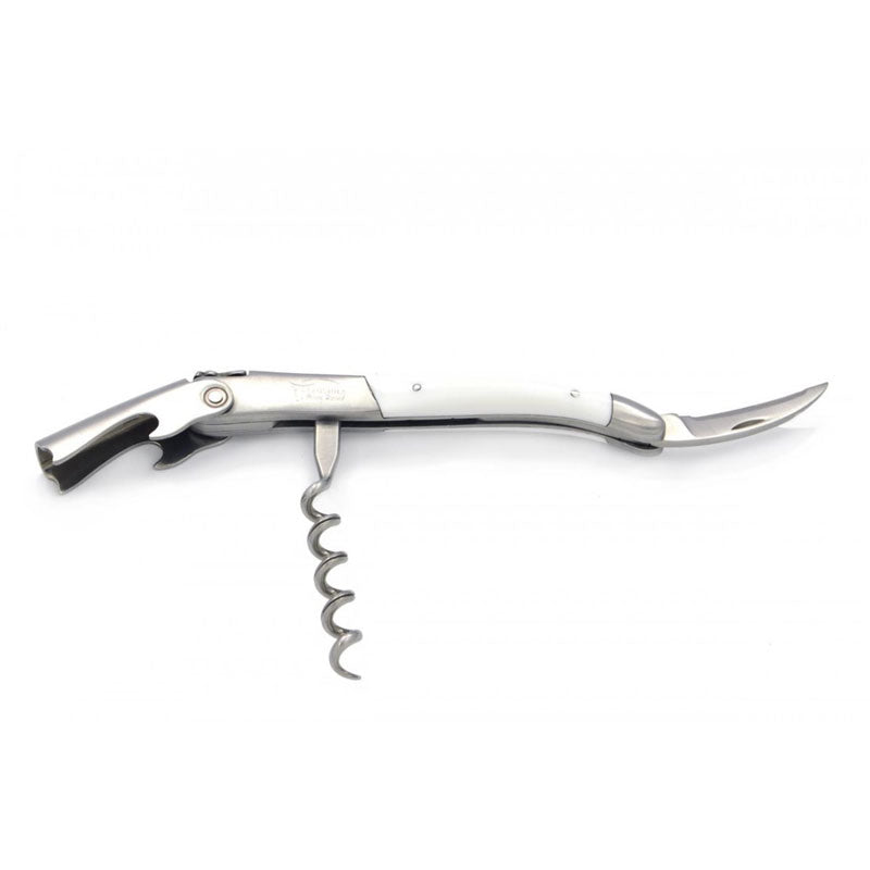 Laguiole White Corian Sommelier Corkscrew - Zouf.biz