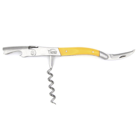 Laguiole Yellow Corian Sommelier Corkscrew - Zouf.biz