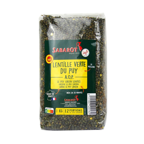 Le Puy Green Lentils AOC - 1kg - Zouf.biz