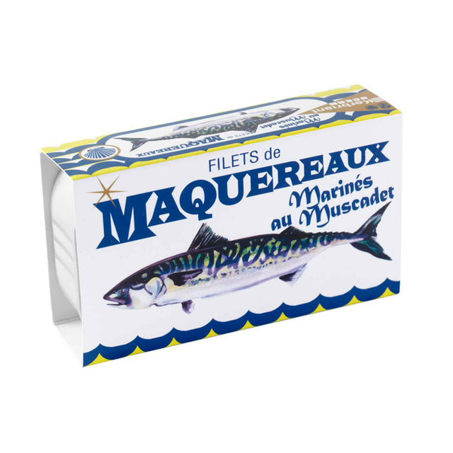 Mackerel Fillets with Muscadet Wine - 115g - Zouf.biz