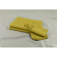 Pure Washed Linen Napkins, Set of 4, Amber Yellow