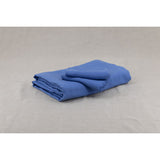 Pure Washed Linen Napkins, Set of 4, Blue Flower