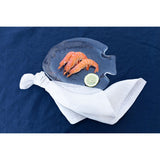 Pure Washed Linen Napkins, Set of 4, Chalk White