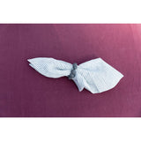 Pure Washed Linen Napkins, Set of 4, Flint Grey Stripe