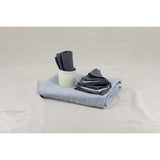 Pure Washed Linen Napkins, Set of 4, Flint Grey