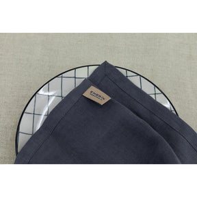 Pure Washed Linen Napkins, Set of 4, Flint Grey