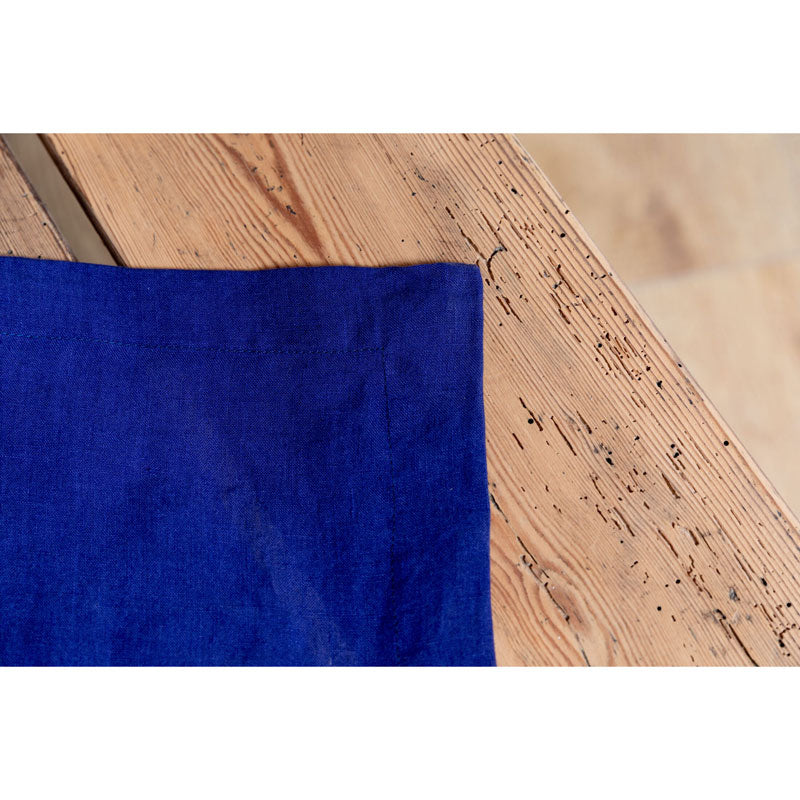 Pure Washed Linen Napkins, Set of 4, Indigo