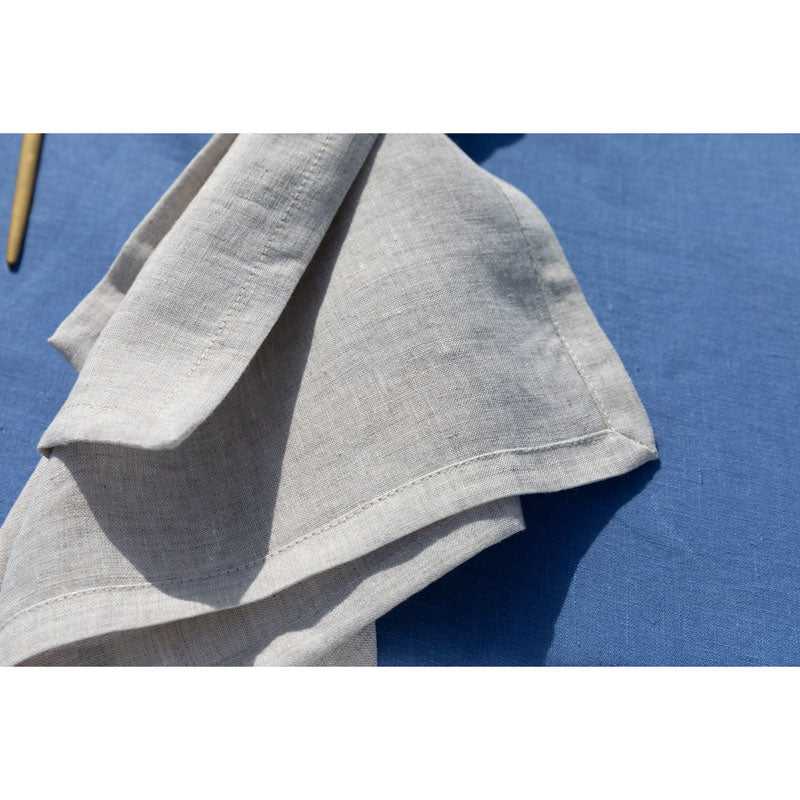 Pure Washed Linen Napkins, Set of 4, Natural