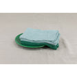Pure Washed Linen Napkins, Set of 4, Pea Stripe