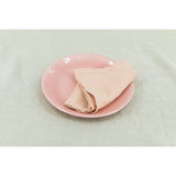Pure Washed Linen Napkins, Set of 4, Peach