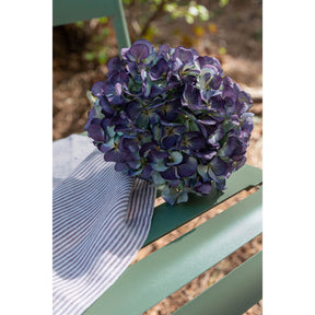 Pure Washed Linen Napkins, Set of 4, Plum Stripe