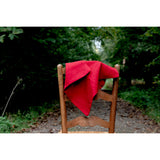 Pure Washed Linen Napkins, Set of 4, Redcurrant