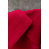 Pure Washed Linen Napkins, Set of 4, Redcurrant